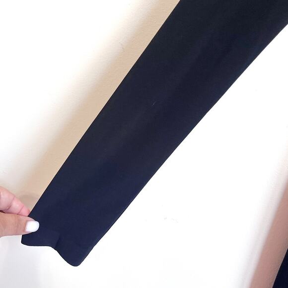 Norma Kamali Maxi Turtleneck Dress Gown Size S Black Stretch Minimalist Luxury - Picture 10 of 13